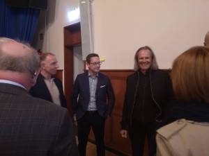 Prof. Rieck im Gespräch