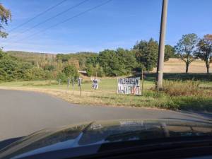 Gegenprotest in Holzhausen a.d.H.