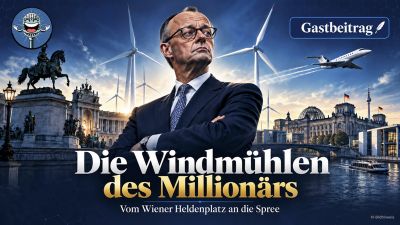 Friedrich Merz in Heldenpose