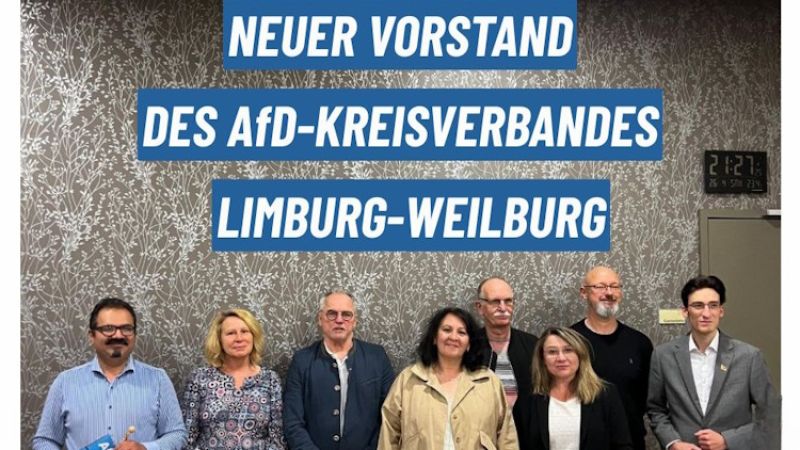 Neuer Vorstand der AfD Limburg-Weilburg